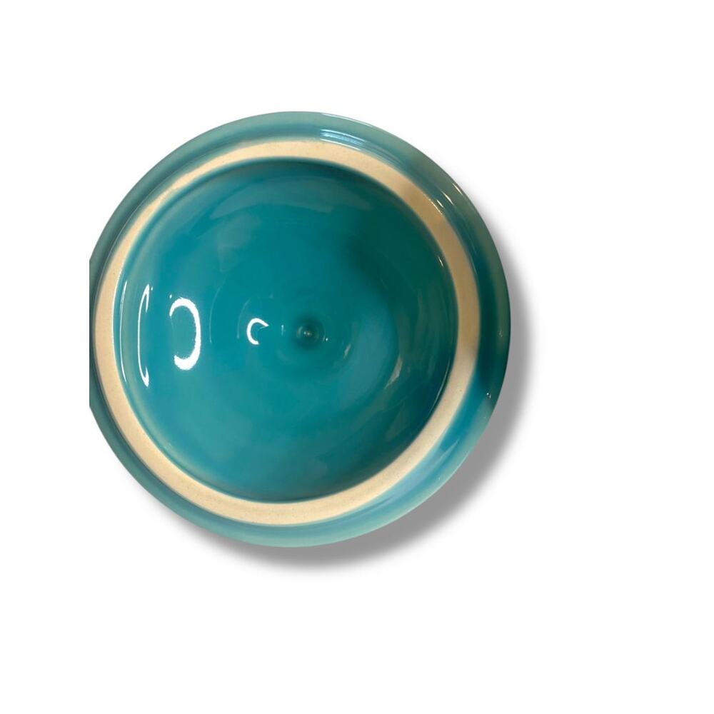 Fiesta  Small Utility Jam Jar Homer Laughlin 5.5" Turquoise - Picture 5 of 7